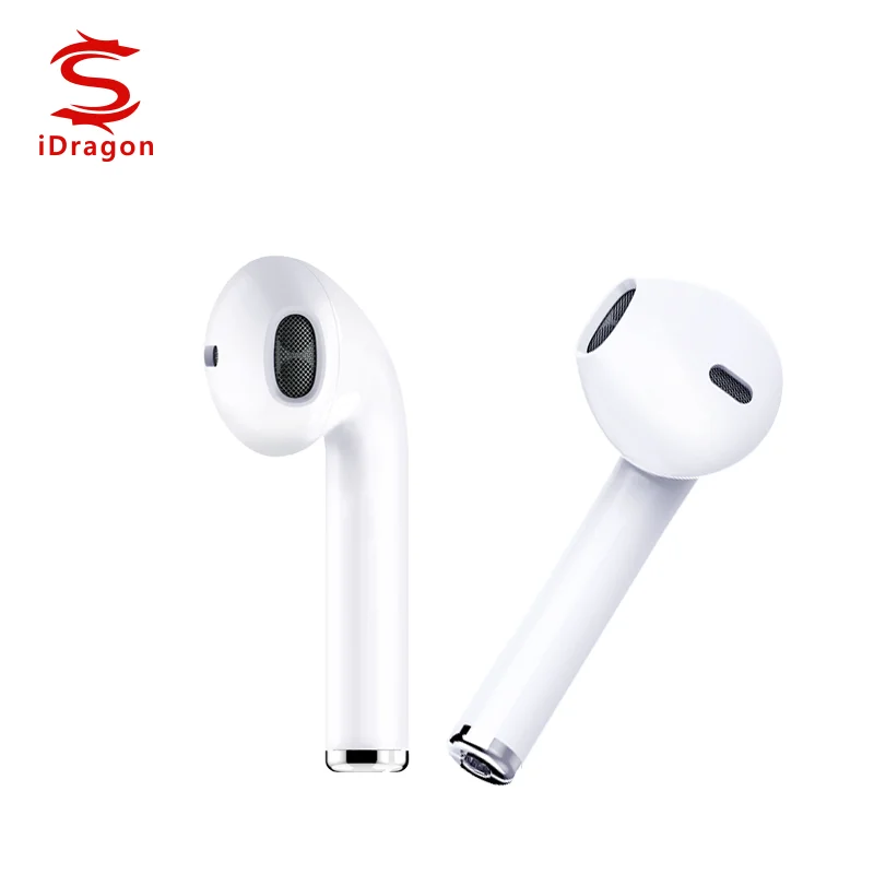 

Wireless Earbuds with Mic Tiamat Wireless Earbuds Headphones Mini Headset with Charging case Long Lasting Playtime for iPhone, White