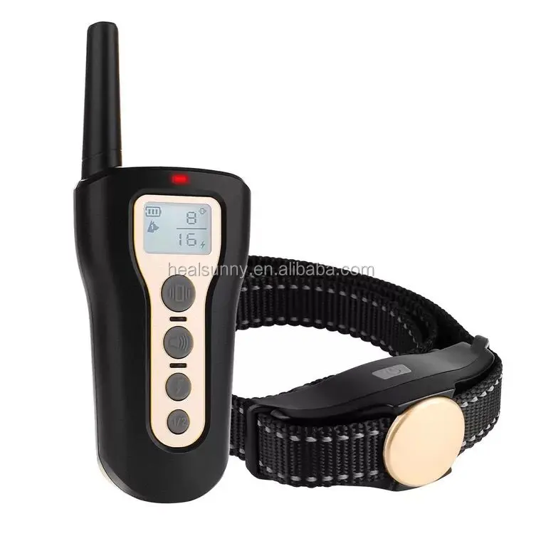 

China Supplier Rechargeable Spray Bark Dog Control Collar no Shock Collar For Humans, Black