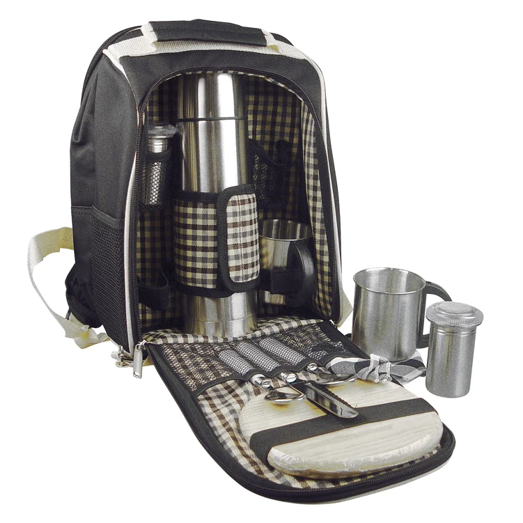 Deluxe Equipped 2 Person Picnic Backpack With Coffee Service Coffee