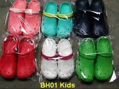 
rejected order clearance stocks lots kids clogs for children 