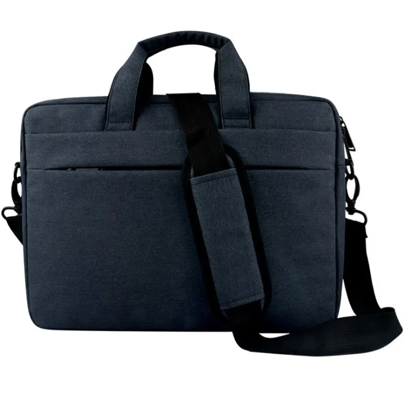 Promo high quality canvas laptop briefcase custom