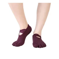 

Five toes Non Slip Yoga Socks Ballet Dance Soft Pilates Socks With Belt toe socks for yoga