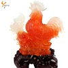 Polyresin animal resin rooster statue for home decoration