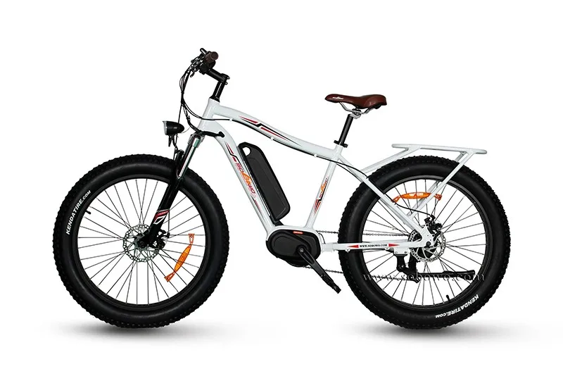 Wide Framed Electric Fat Bike Moped Slim Tired Mountain ...
