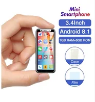 

Super Mini Melrose 2019 4G Lte Smallest Smartphone 3.4'' MTK6739 Quad Core Android 8.1 Fingerprint ID 2000mah Cellphone