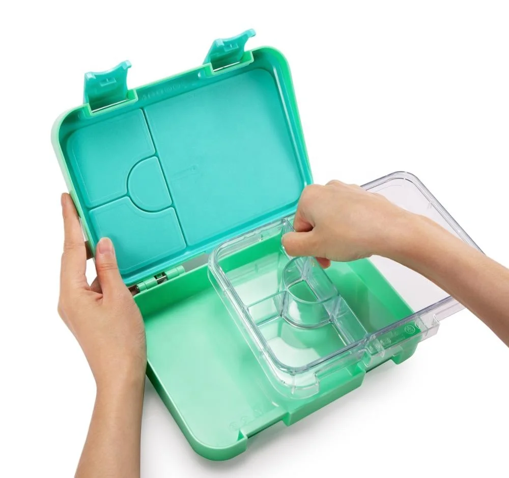 

meal prep containers bpa free lunchbox kids curry bento lunch box set plastic with fork and knife, Customized