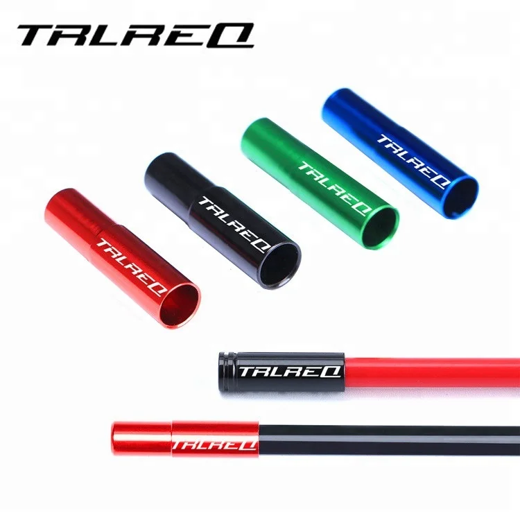 

Fine aluminium alloy Mountain bike line cap brake line shifter tube 4/5mm line cap A variety of colors are available, Black,red,bule,green