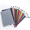 Customization Print Logo PVC Waterproof Oxford Fabric Zipper Document Pouch File Pocket