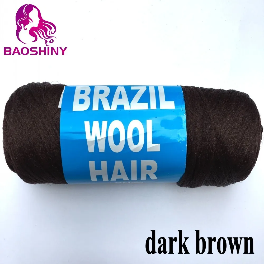Wholesale Brazilian Wool Hair Acrylic Hand And Machine Knitting Blended