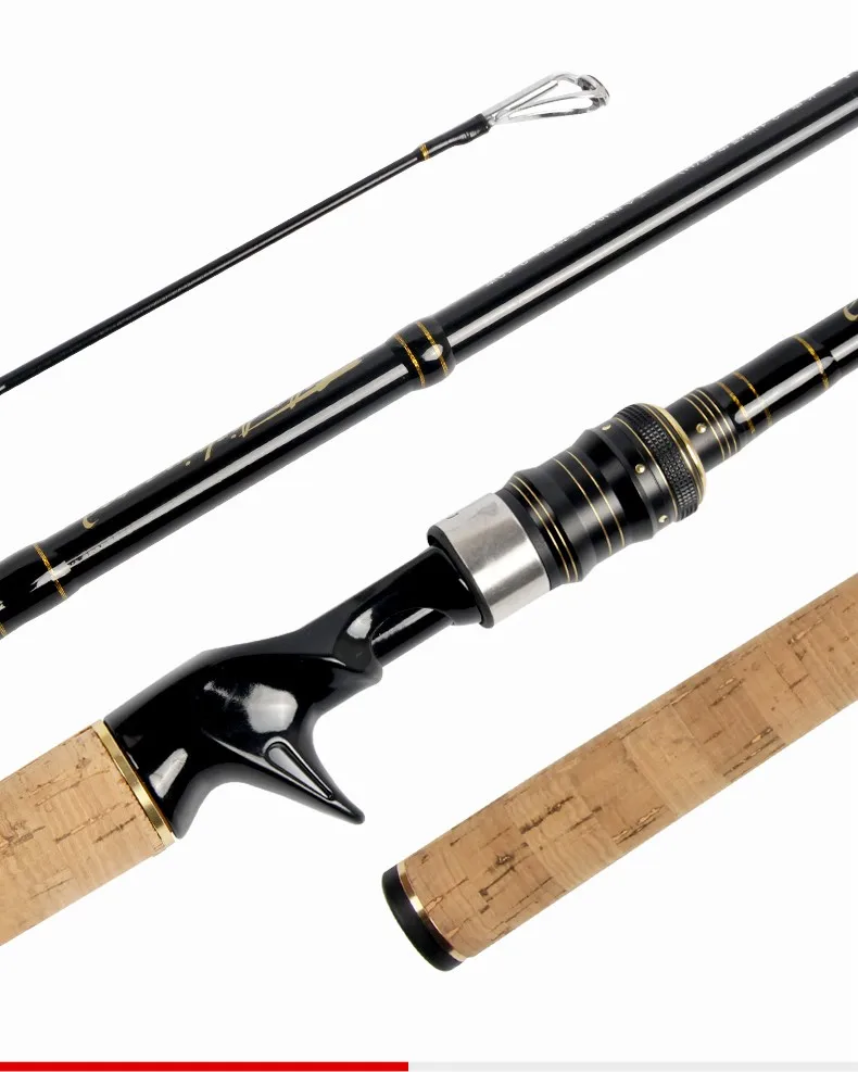 2.1m 7ft 2 Section Cork Handle Carbon Casting Fishing Rod Buy Casting