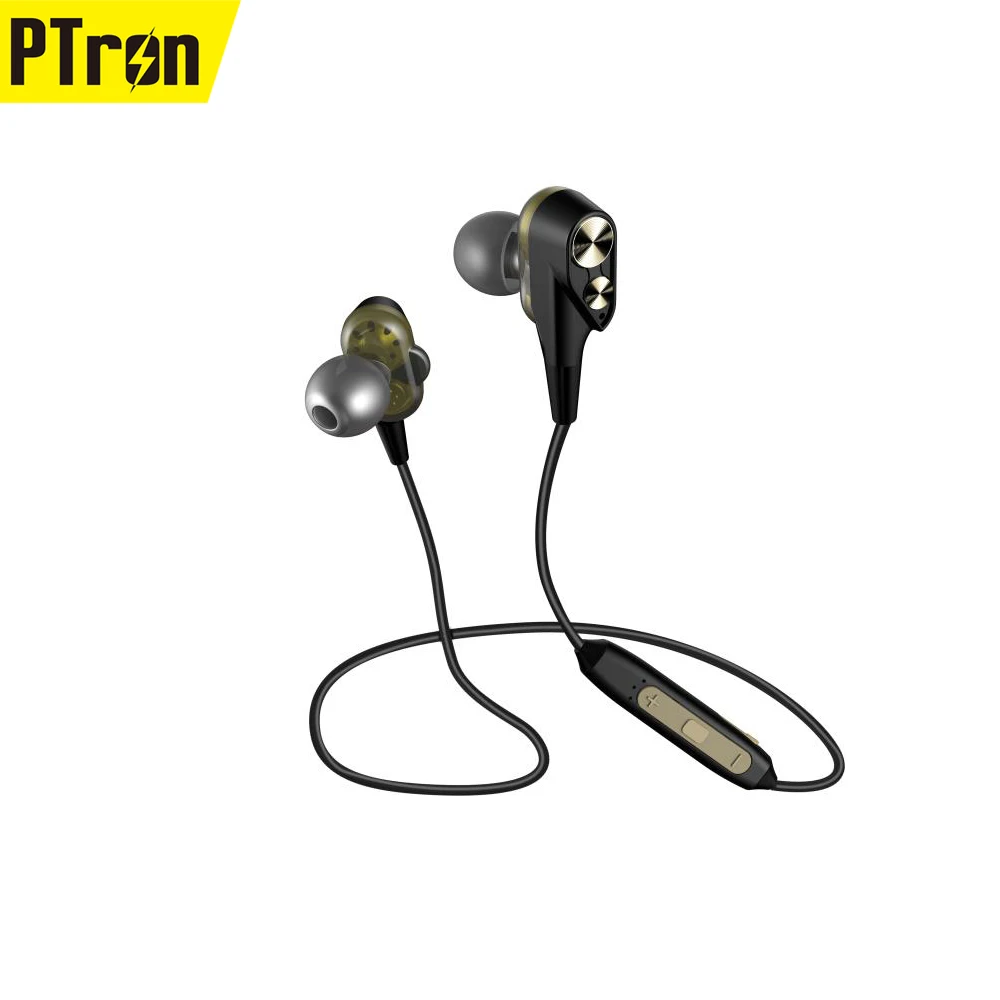 PTron BTboom headphone most Popular Cool Hi-Fi Ear Phones Noise Cancelling Wireless Bluetooth Earbud