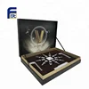 Luxury Book Style Rigid Paper Make Up Box Packaging With EVA Foam