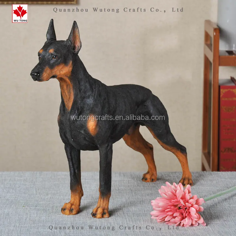 doberman pinscher garden statues