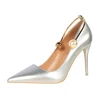 last design sharp toe stiletto women dress fancy high-heel shoe