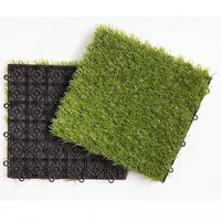 

interlocking artificial grass turf tile in size of 300*300*22 for outdoor garden diy tile