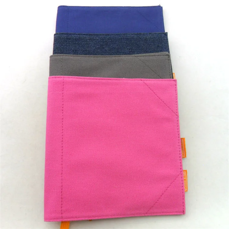 
hard printing logo cotton laptop case polyester fabric book cover 