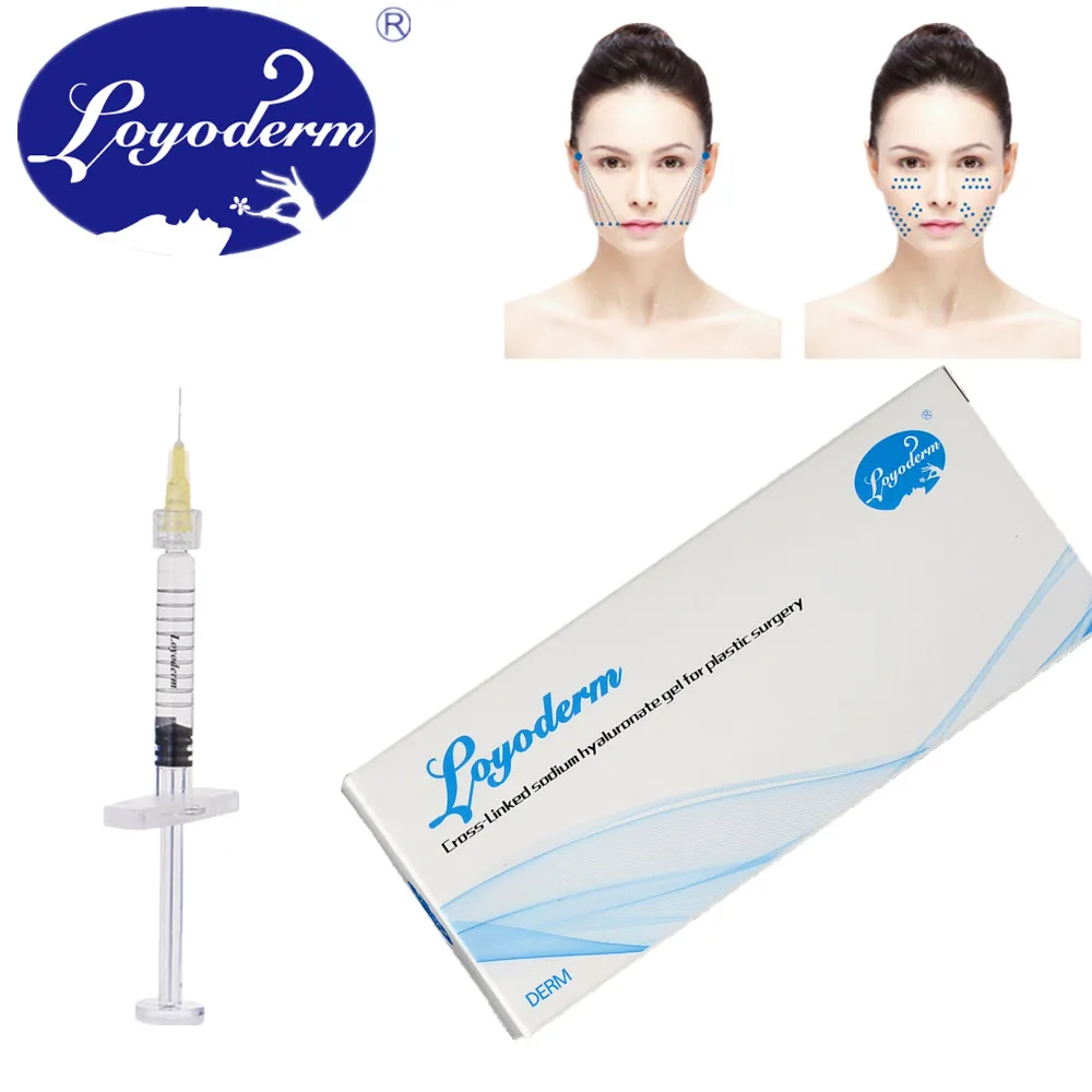 

Cosmetic Cross linked pure hyaluronic acid dermal filler injection, Transparent