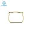 cat shaped metal frame for handbag or backpack
