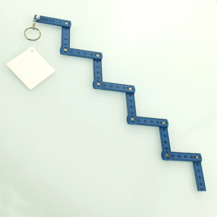 0.5m Keychina Plastic Folding Ruler Keychain Buy Keychain Folding