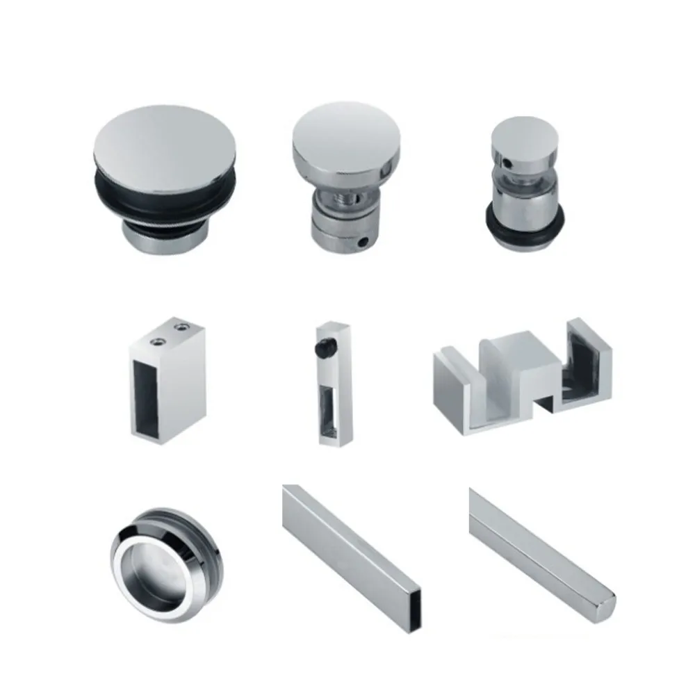 Bathroom Shower Door Parts The Frameless Sliding Glass Door Hardware Of 