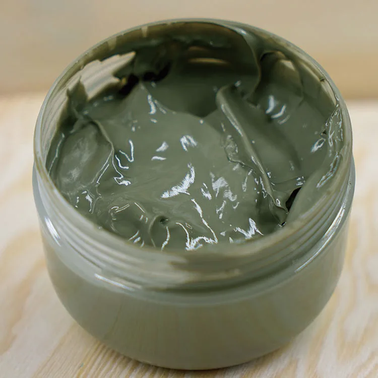 

Private Label OEM 100g No Logo Smoothing Moisturizing Matcha Mung Bean Mud Mask For Face Care, Green