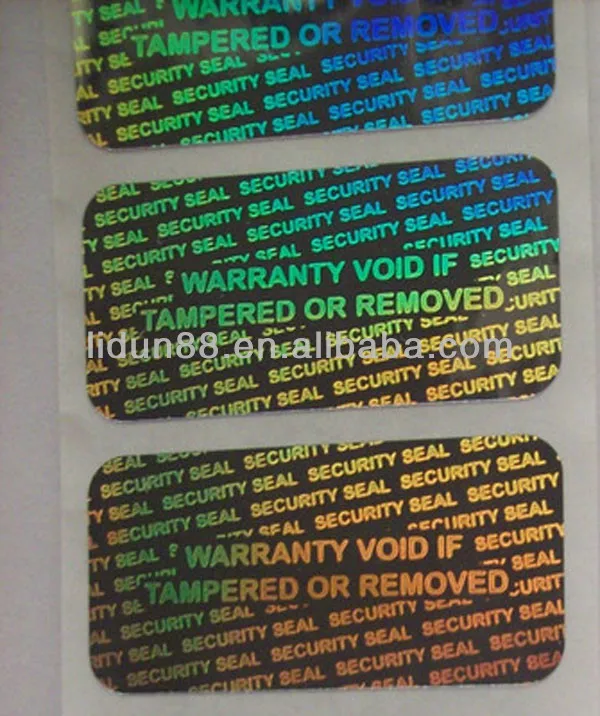 Guangzhou lingfeng round anti-fake label hologram sticker