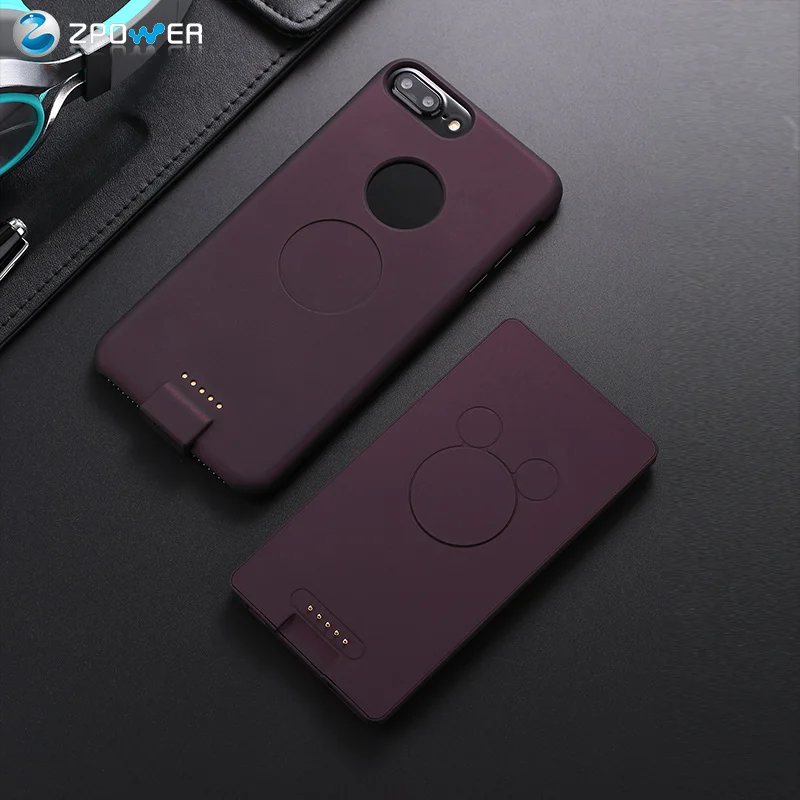 

Alibaba CO UK customized soft touch battery case wireless power banks enovation for iPhone 7, N/a
