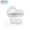kitchen cabinet steel drawer revolving wire shelf sliding basket