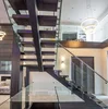 Safety wood bed steps changing straight staircase