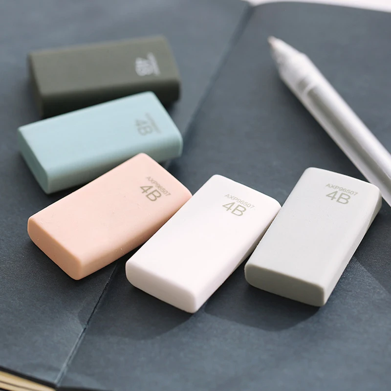 Rectangle Pencil Eraser Custom Printing Logo Eraser Ecofriendly
