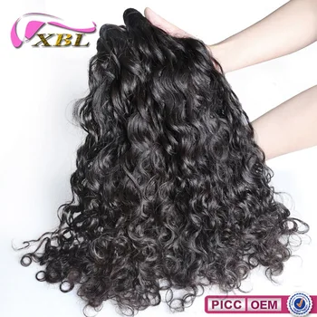 Xblhair New Arrival Virgin Water Wave Human Hair Bundles Peruvian