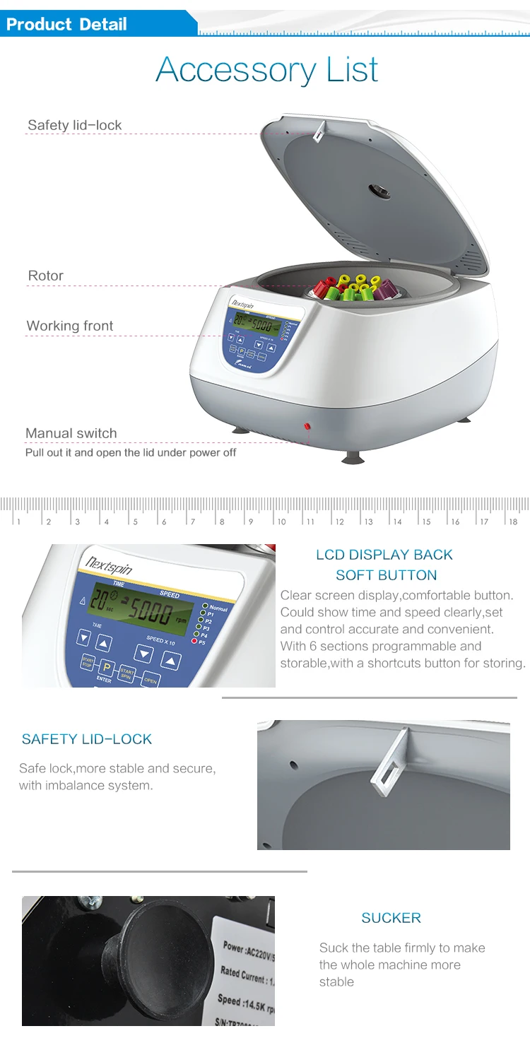 Joan Lab Nextspin Programmable Centrifuge Buy Serological Centrifuge