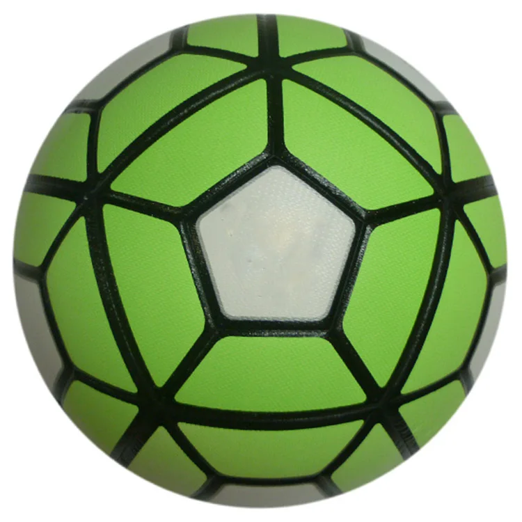 

balones de futbol 2018 Ordem V custom printed 12 panels laminated new design thermal bonded soccer ball football balls, Green