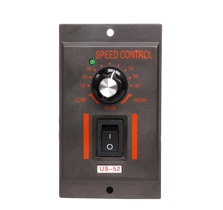 1Pc 120W 220V ~ 240V AC 6 Terminals Motor Speed Control Switch US-52 