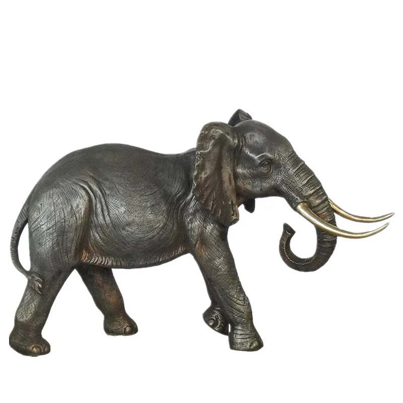 Garden Decoration Life Size Cast Bronze Standing Elephant Statue - Buy ...