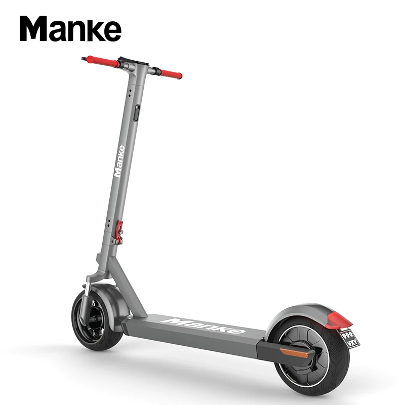 

Manke MK089 EU Standard Standard 10 inch Fat Tire 36V 350W Adult Folding Electric Kick Scooter with Double Shock Absorption, Gray
