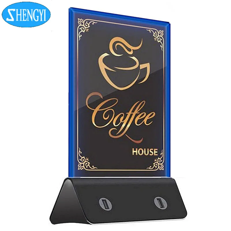 

Special Design Innovative Products Restaurant 13000mAh Power Bank Menu Holder Stand