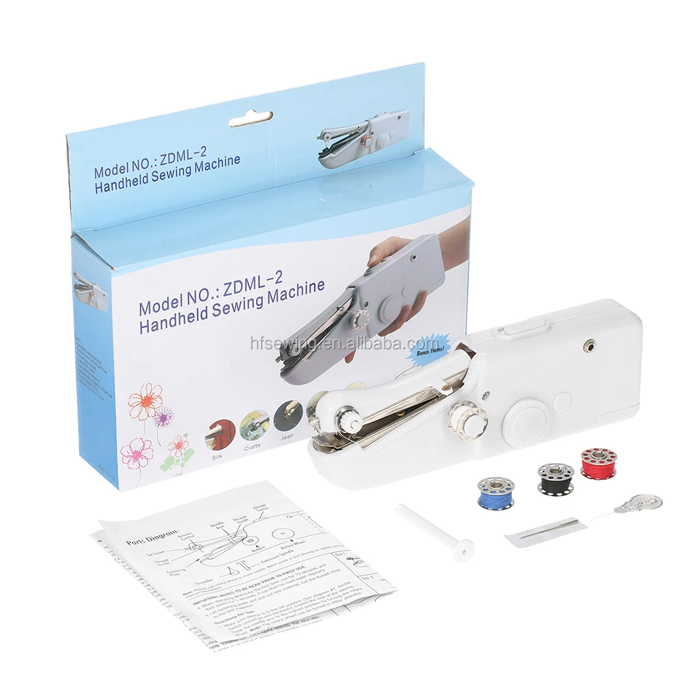 ZDML-2 Portable Manual Hand-held Mini Stitch Sewing Machine 
