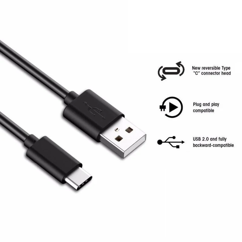 Peanutaoc Cable USB-C Tipo C Muelle en Espiral Espiral Tipo-C Cable de extensión Macho Cargador de sincronización de Datos Cable de Carga para Samsung 