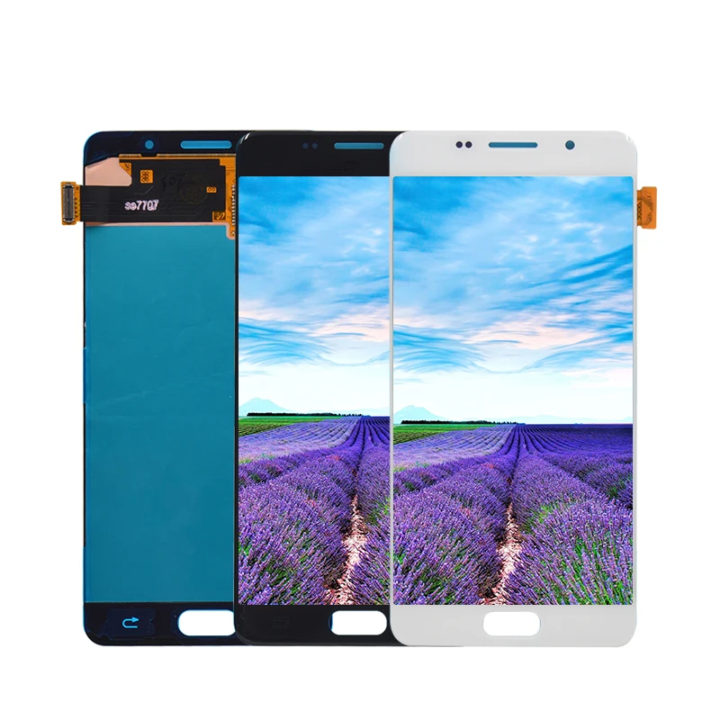 

New arraived Lcd for samsung galaxy a510 lcd edge lcd touch screen, Black white