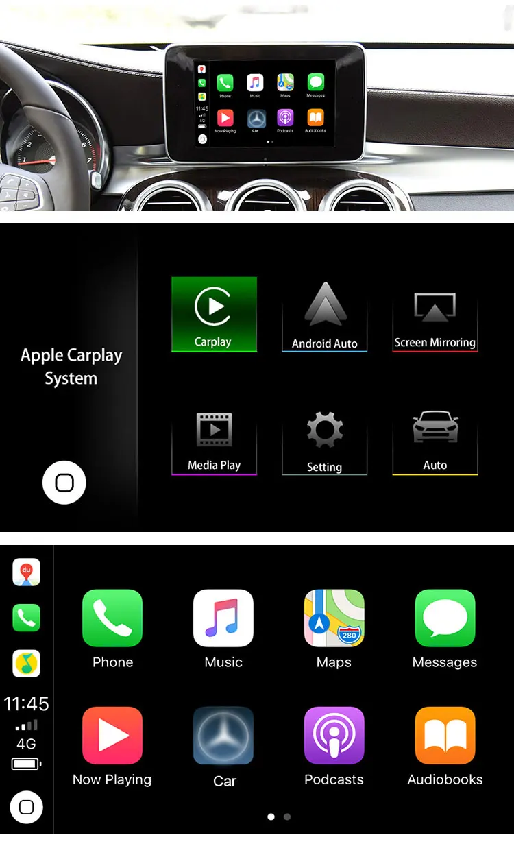 Carplay мерседес w204