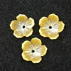 Hot fashion yellow MOP bead shell carving flower in loose gemstone