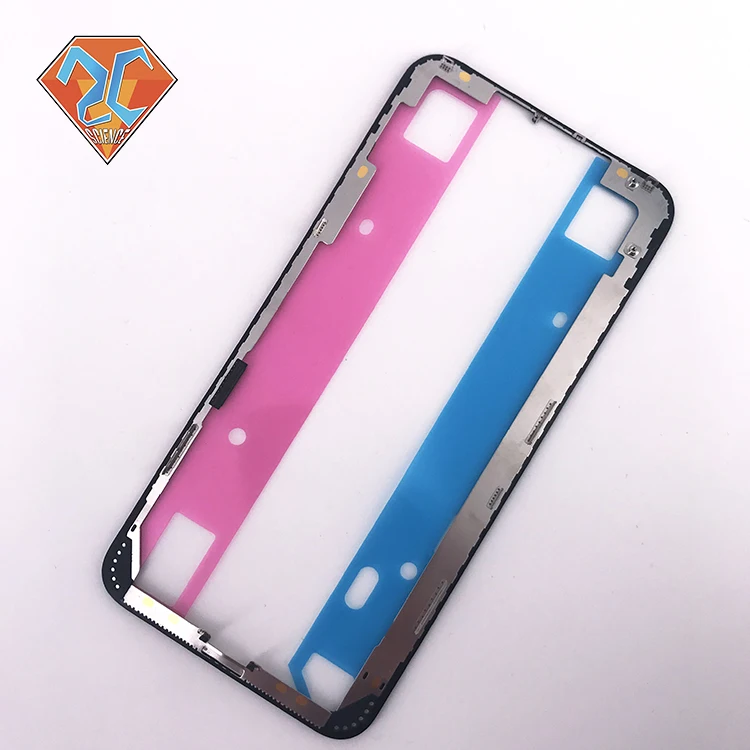 Latest technology Replacement parts for iphone X OLCD LCD Screen Middle Glass Bezel Frame New High Quality