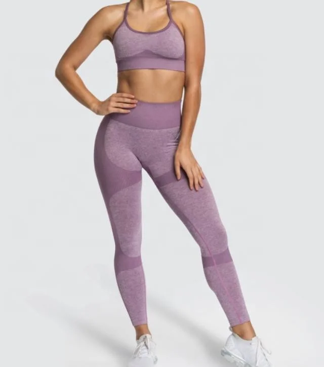 gym leggings and bra set