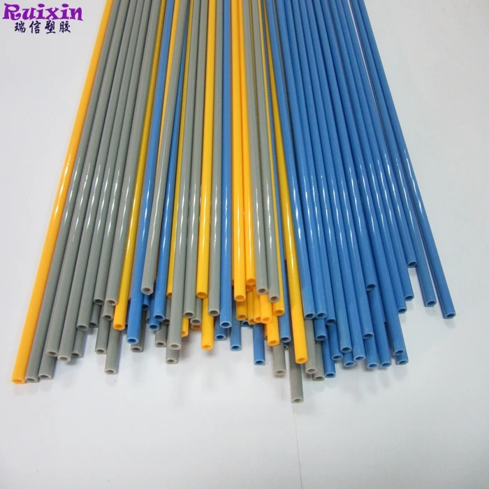 Colorful Hard Plastic Tubing Od6mm Id4mm Wall Thickness 1mm Customized