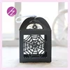 Halloween Theme Laser Cut Spider Web Pattern Halloween Party Favor Candy Gift Box