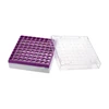 Lab supplies plastic 81 wells lab cryovial box cryo tube rack