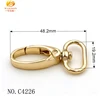 zinc alloy oval loop swivel snap hook