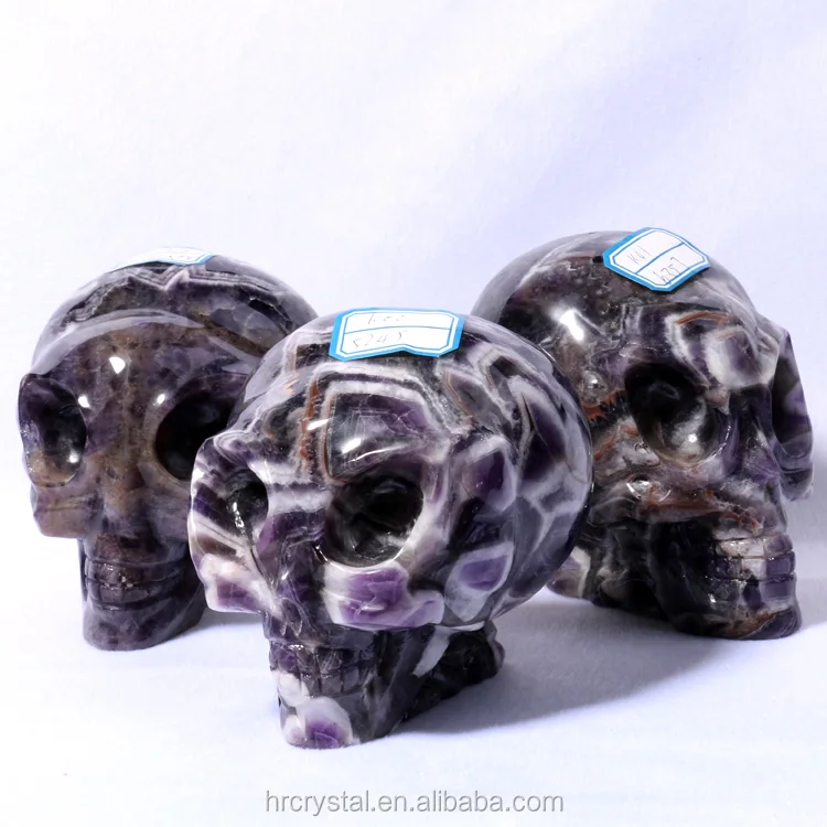 chevron amethyst skull 6