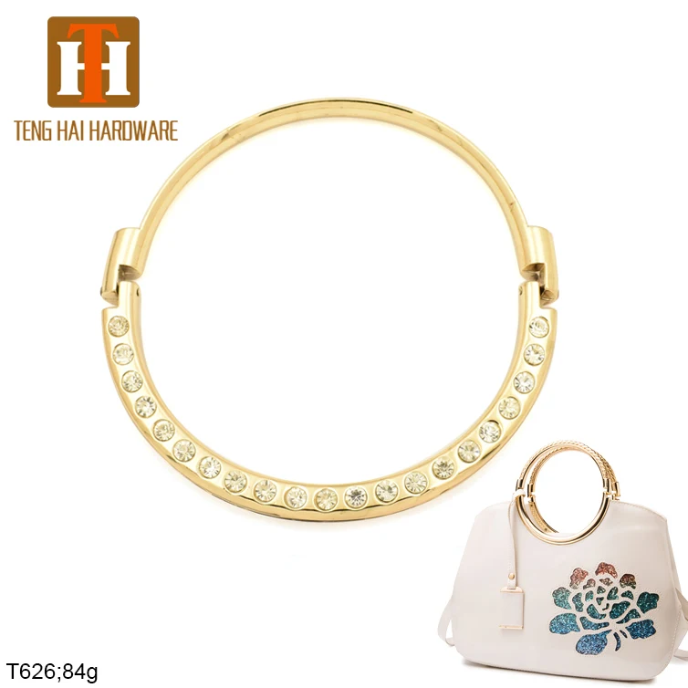 

Custom metal bag accessories handbag hardware bag handle, Customized